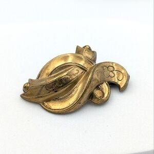 Antique art nouveau knot inspired brooch or repurposed pendant READ